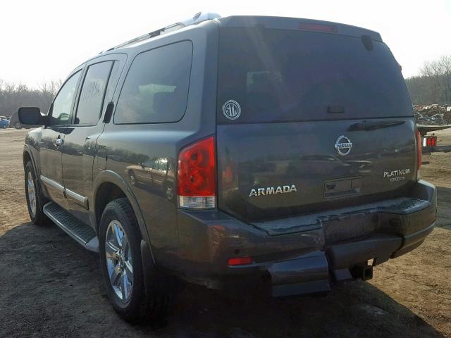 5N1BA0NE0AN621006 - 2010 NISSAN ARMADA PLA GRAY photo 3