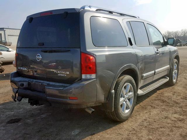 5N1BA0NE0AN621006 - 2010 NISSAN ARMADA PLA GRAY photo 4