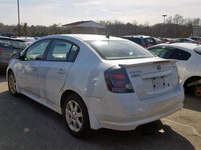 3N1AB6AP6AL729463 - 2010 NISSAN SENTRA 2.0 WHITE photo 3