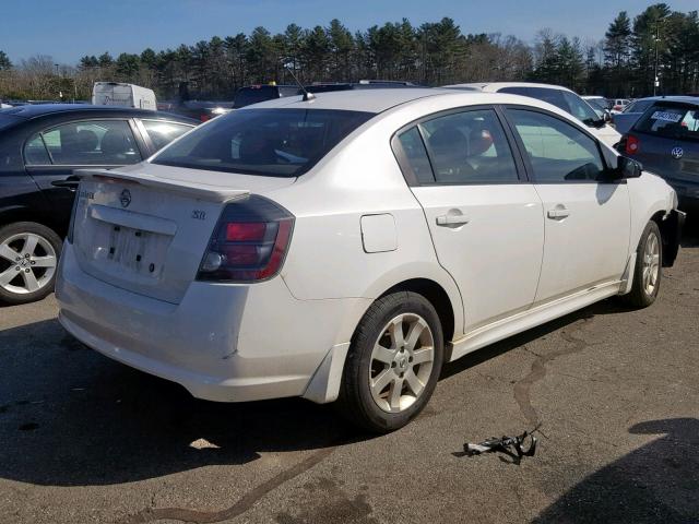 3N1AB6AP6AL729463 - 2010 NISSAN SENTRA 2.0 WHITE photo 4