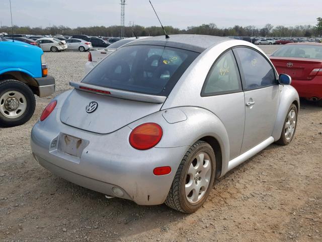 3VWDD21CX1M436733 - 2001 VOLKSWAGEN NEW BEETLE Gümüş foto 4