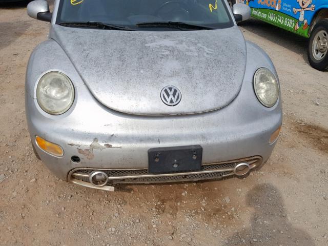 3VWDD21CX1M436733 - 2001 VOLKSWAGEN NEW BEETLE Gümüş foto 7