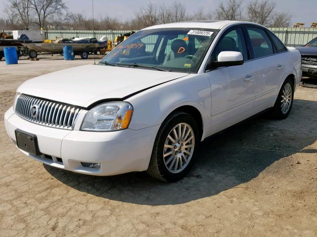 1MEHM43155G609519 - 2005 MERCURY MONTEGO PR WHITE photo 2