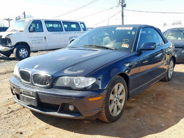 WBABW33446PX85353 - 2006 BMW 325 CI BLACK photo 2