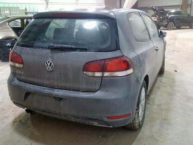 WVWAA7AJ4BW249449 - 2011 VOLKSWAGEN GOLF 灰色 照片 4