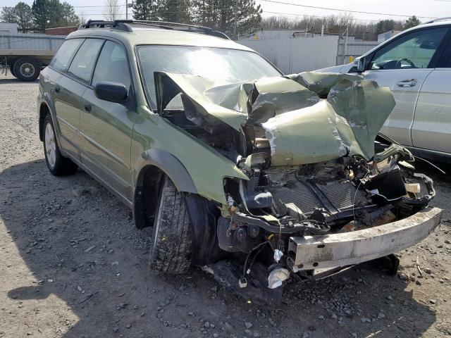 4S4BP61C767320752 - 2006 SUBARU LEGACY OUT GREEN photo 1