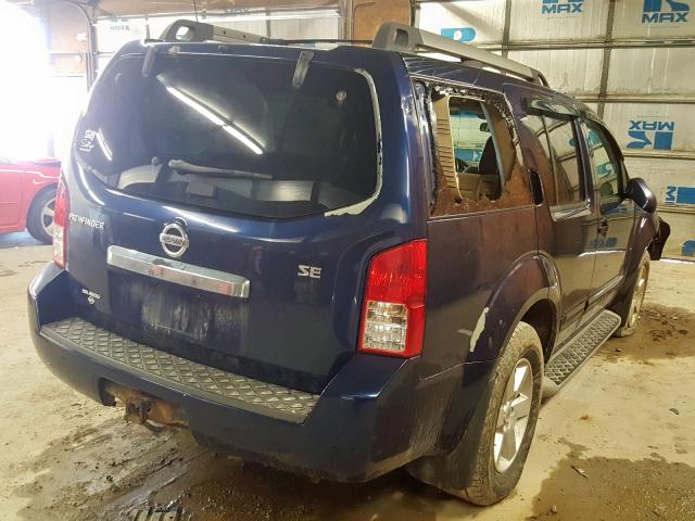 5N1AR18B39C602940 - 2009 NISSAN PATHFINDER S  photo 4