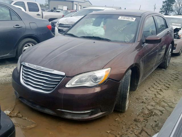 1C3CCBBB9CN211126 - 2012 CHRYSLER 200 TOURIN BROWN photo 2