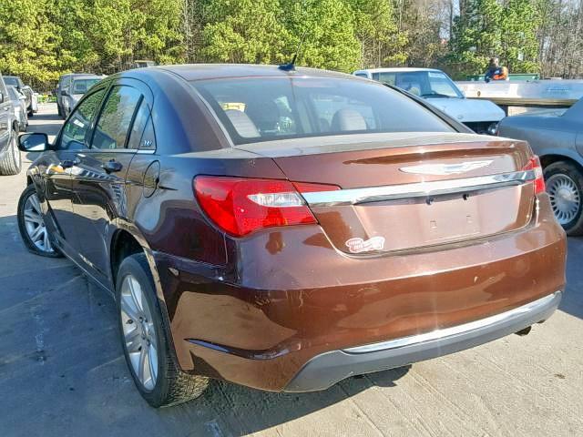 1C3CCBBB9CN211126 - 2012 CHRYSLER 200 TOURIN BROWN photo 3