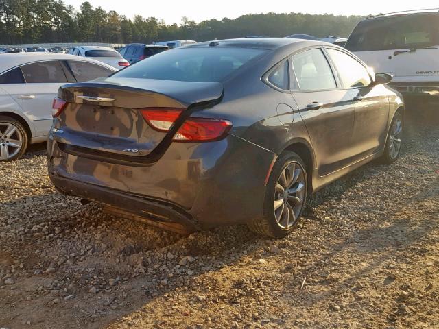 1C3CCCBB0FN573985 - 2015 CHRYSLER 200 S GRAY photo 4