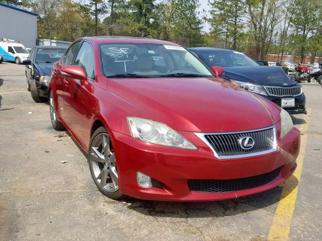 JTHBK262X92084707 - 2009 LEXUS IS 250 RED photo 1