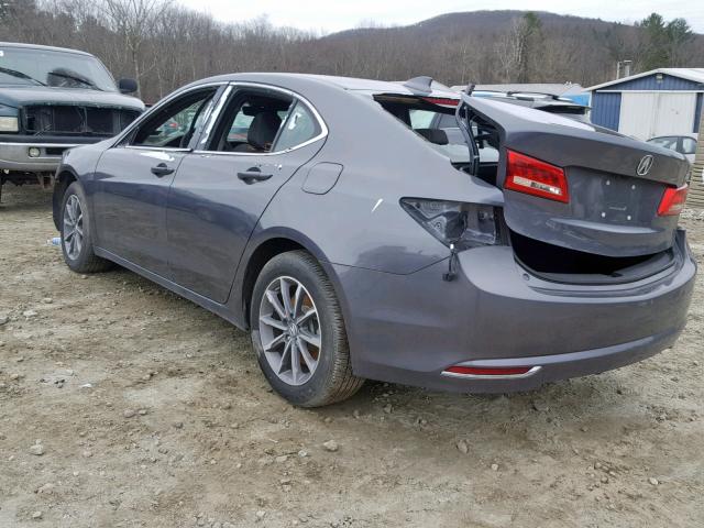 19UUB1F36JA011102 - 2018 ACURA TLX GRAY photo 3