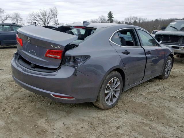 19UUB1F36JA011102 - 2018 ACURA TLX GRAY photo 4