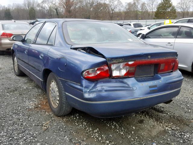 2G4WB52K2W1578478 - 1998 BUICK REGAL LS BLUE photo 3