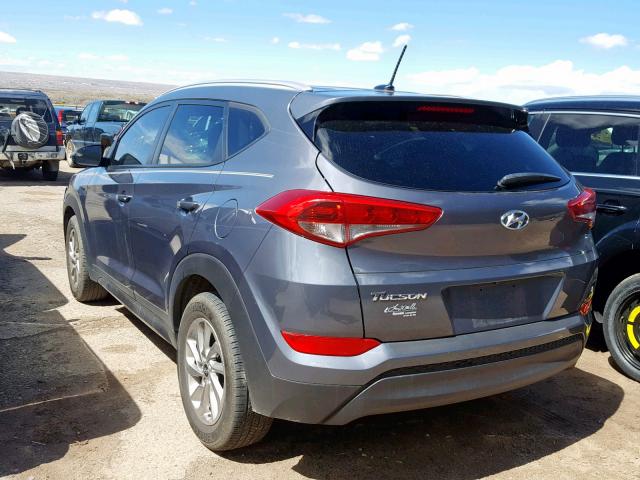 KM8J33A45GU207724 - 2016 HYUNDAI TUCSON LIM GRAY photo 3