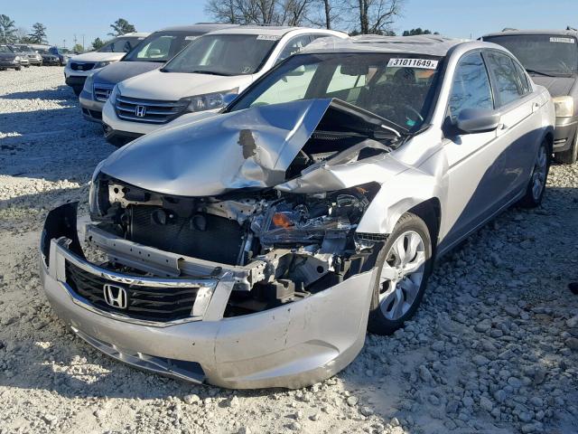 1HGCP26899A082546 - 2009 HONDA ACCORD EXL SILVER photo 2