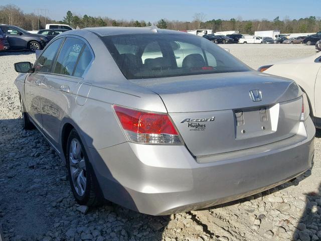 1HGCP26899A082546 - 2009 HONDA ACCORD EXL SILVER photo 3