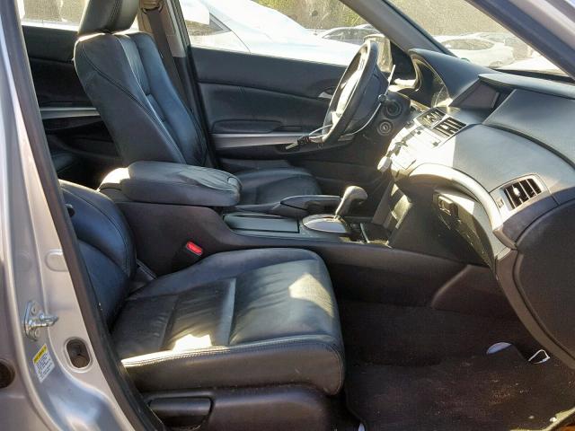 1HGCP26899A082546 - 2009 HONDA ACCORD EXL SILVER photo 5