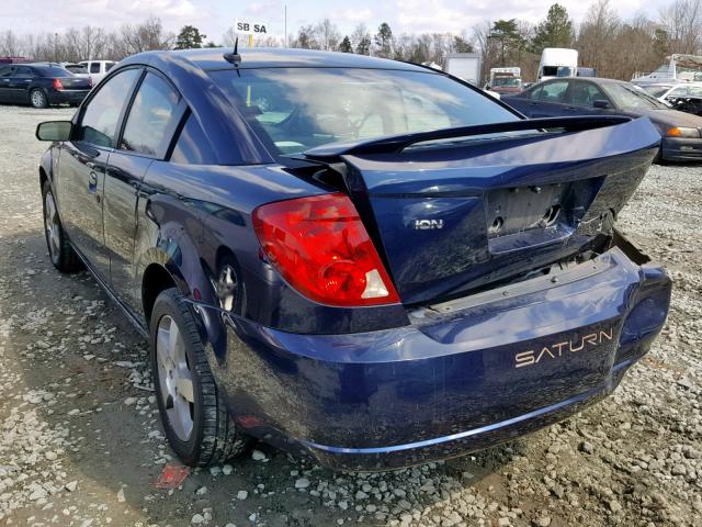 1G8AV15FX7Z154224 - 2007 SATURN ION LEVEL BLUE photo 3