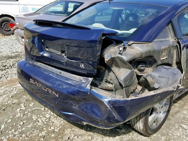1G8AV15FX7Z154224 - 2007 SATURN ION LEVEL BLUE photo 9