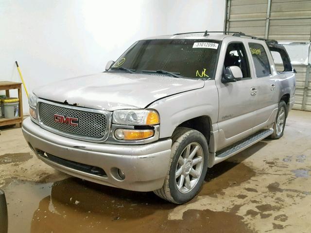 1GKFK66U06J117053 - 2006 GMC YUKON XL D SILVER photo 2