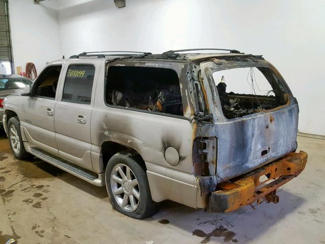 1GKFK66U06J117053 - 2006 GMC YUKON XL D SILVER photo 3