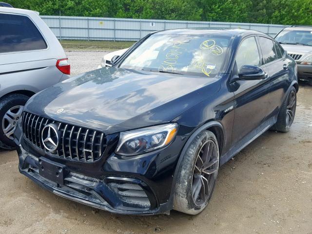 WDC0J8JB8JF434719 - 2018 MERCEDES-BENZ GLC COUPE BLACK photo 2