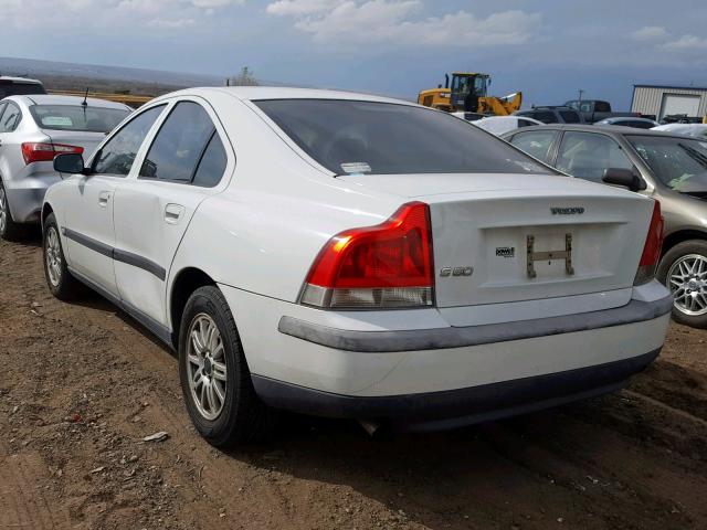 YV1RS61T442357330 - 2004 VOLVO S60 WHITE photo 3