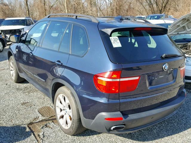 5UXFE83568LZ47215 - 2008 BMW X5 4.8I BLUE photo 3