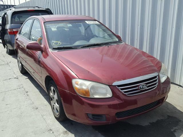 KNAFE121875388967 - 2007 KIA SPECTRA EX RED photo 1