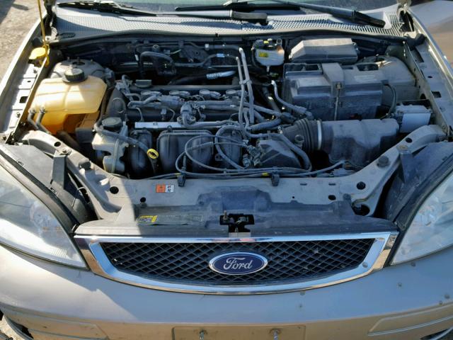 1FAFP34N96W172410 - 2006 FORD FOCUS ZX4 TAN photo 7