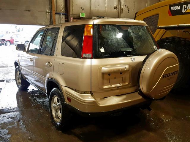 JHLRD18711C040626 - 2001 HONDA CR-V SE BEIGE photo 3