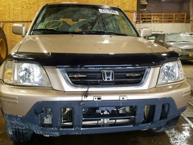 JHLRD18711C040626 - 2001 HONDA CR-V SE BEIGE photo 9