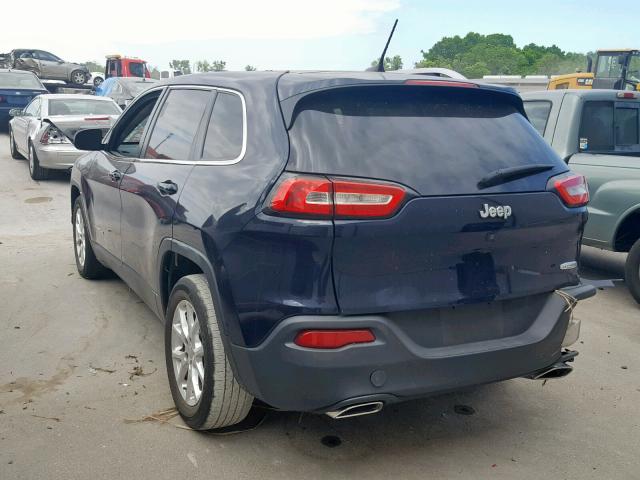 1C4PJLCS5GW138330 - 2016 JEEP CHEROKEE L BLUE photo 3