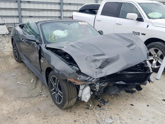 1FATP8FF6K5138575 - 2019 FORD MUSTANG GT GRAY photo 1