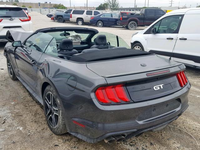 1FATP8FF6K5138575 - 2019 FORD MUSTANG GT GRAY photo 3