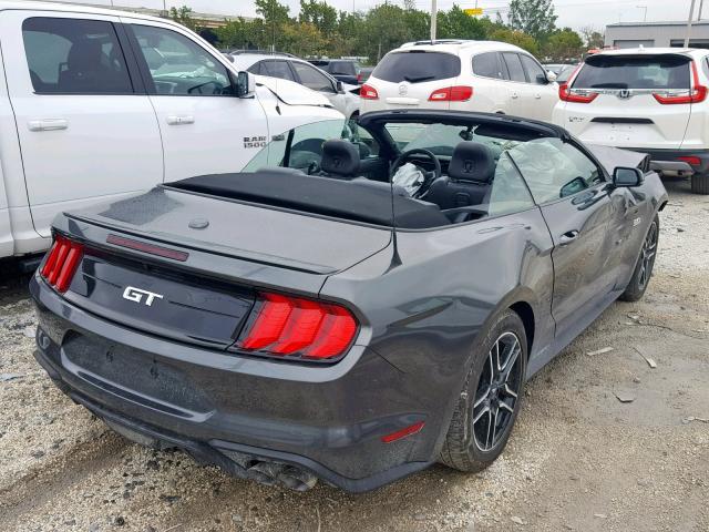 1FATP8FF6K5138575 - 2019 FORD MUSTANG GT GRAY photo 4