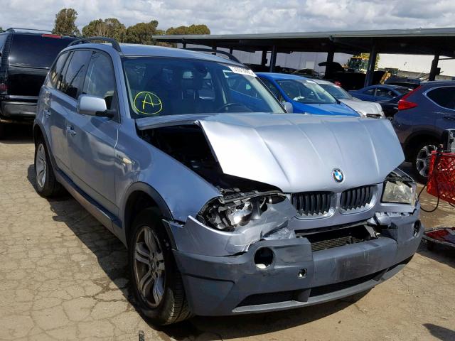 WBXPA93415WD21943 - 2005 BMW X3 3.0I BLUE photo 1