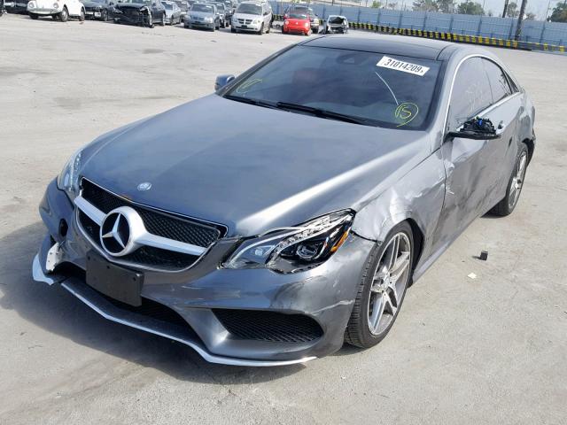 WDDKJ6FBXGF346779 - 2016 MERCEDES-BENZ E 400 GRAY photo 2