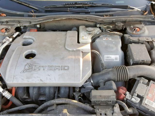 3FADP0L3XAR264885 - 2010 FORD FUSION HYB CHARCOAL photo 7