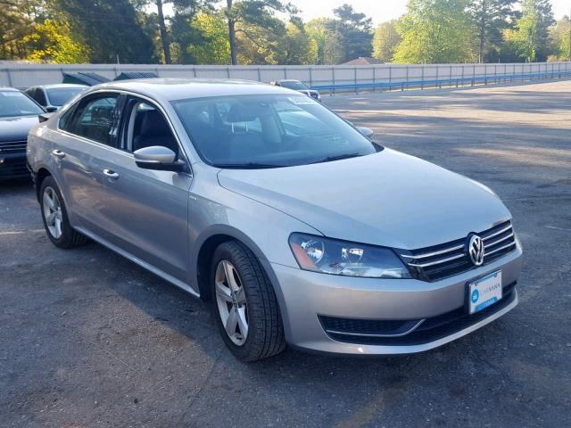 1VWAT7A3XEC022443 - 2014 VOLKSWAGEN PASSAT S SILVER photo 1