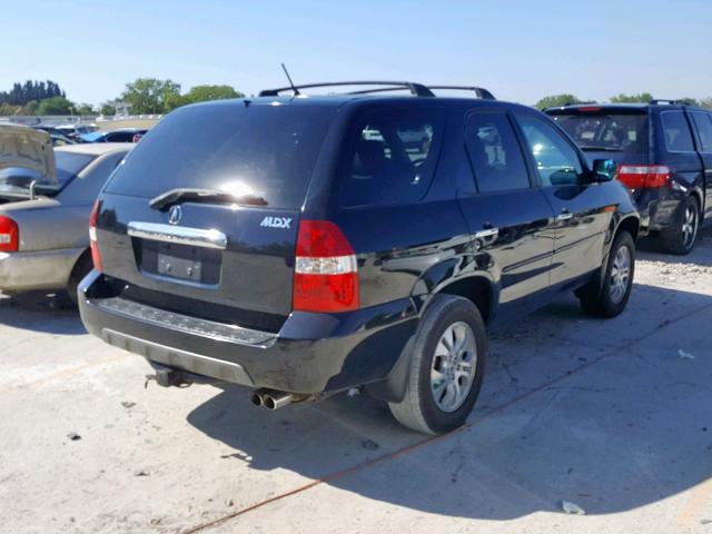 2HNYD18613H503312 - 2003 ACURA MDX TOURIN BLACK photo 4