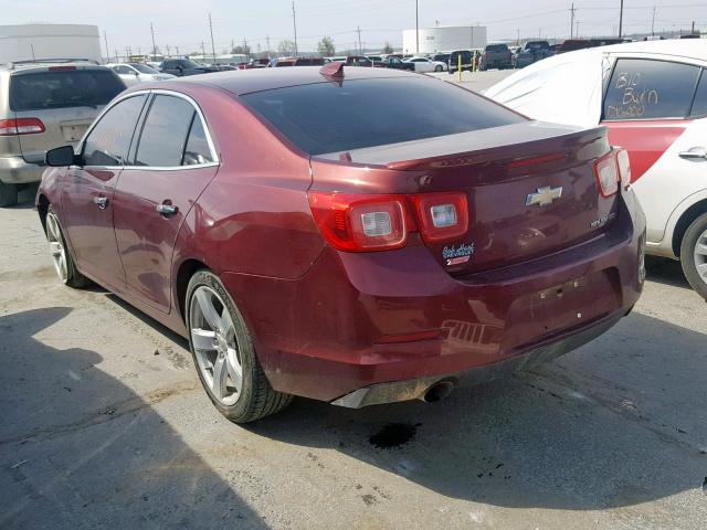 1G11G5SX3FF128240 - 2015 CHEVROLET MALIBU LTZ 勃艮第红 照片 3