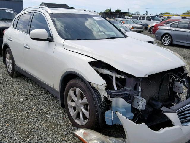 JNKAJ09F58M359565 - 2008 INFINITI EX35 BASE WHITE photo 1