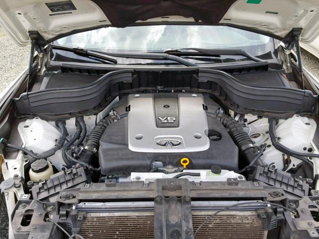 JNKAJ09F58M359565 - 2008 INFINITI EX35 BASE WHITE photo 7