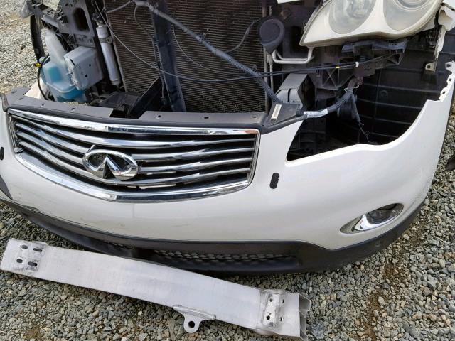JNKAJ09F58M359565 - 2008 INFINITI EX35 BASE WHITE photo 9