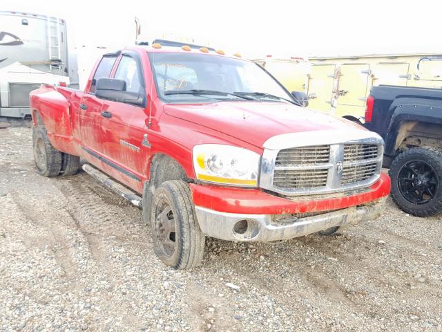 3D7MX48C26G265550 - 2006 DODGE RAM 3500 S RED photo 1