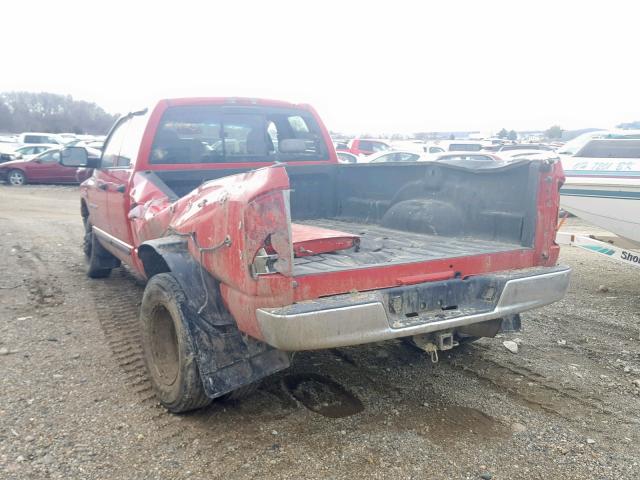 3D7MX48C26G265550 - 2006 DODGE RAM 3500 S RED photo 3