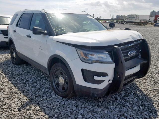 1FM5K8AR5KGB15128 - 2019 FORD EXPLORER P WHITE photo 1