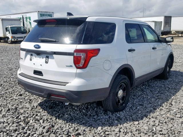 1FM5K8AR5KGB15128 - 2019 FORD EXPLORER P WHITE photo 4